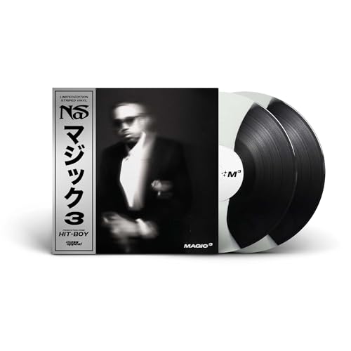 Nas - Magic 3 - Import B&W Striped Colored Vinyl 2 LP Record Limited Edition