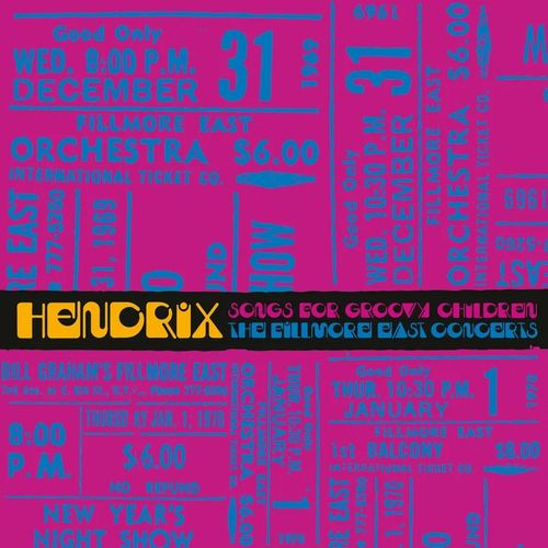 Jimi Hendrix (Jimi Hendrix Experience) - Songs For Groovy Children: The Fillmore East Concerts - Import Blue & Violet Swirl Vinyl LP Record Limited Edition