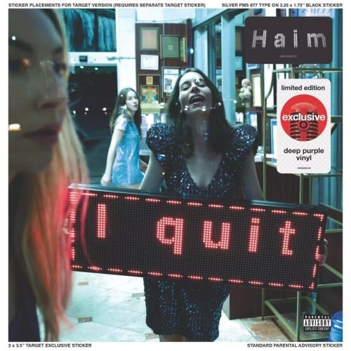 Haim - I Quit - Import Deep Purple Vinyl 2 LP Record Limited Edition