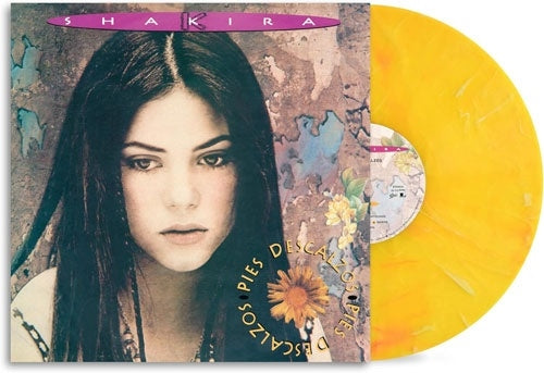 Shakira - Pies Descalzos - Import Yellow & Red Marbel Vinyl LP Record Limited Edition
