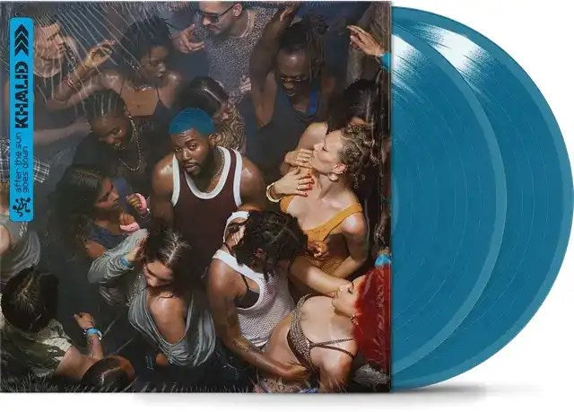 Khalid - After The Sun Goes Down - Import Turquoise Blue Opaque Vinyl LP Record