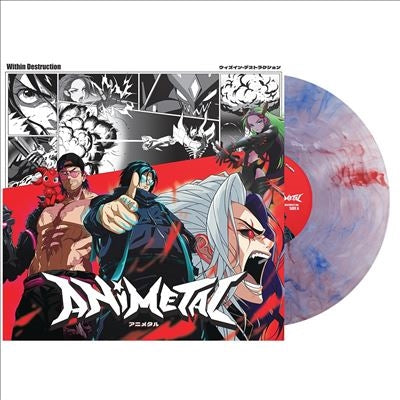 Within Destruction - Animetal - Import Clear/ Red/ White/ Blue Marble Vinyl LP Record