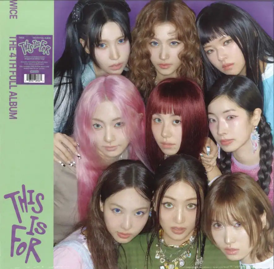 Twice - This Is For  - Import Dragonfruit Glitter Vinyl LP Record