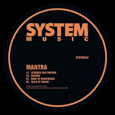 Mantra - Schemes And Dreams Ep - Import Vinyl 12 Inch Record