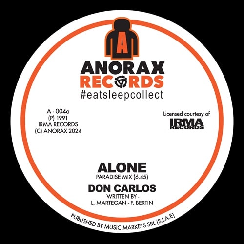 Don Carlos(Club) - Alone - Import Vinyl 12 Inch Record