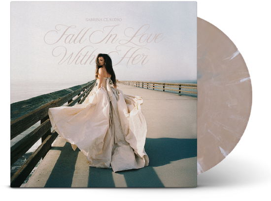 Sabrina Claudio - Fall In Love With Her (Indie Exclusive) - Import Tan & White Vinyl LP Record Limited Edition