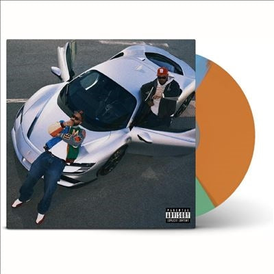 Larry June & Cardo - Until Night Comes - Import Green Blue & Orange Tri-Color Vinyl LP Record
