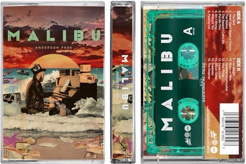 Anderson .Paak - Malibu (10th Anniversary Edition) - Import Colored Tape Cassette Tape