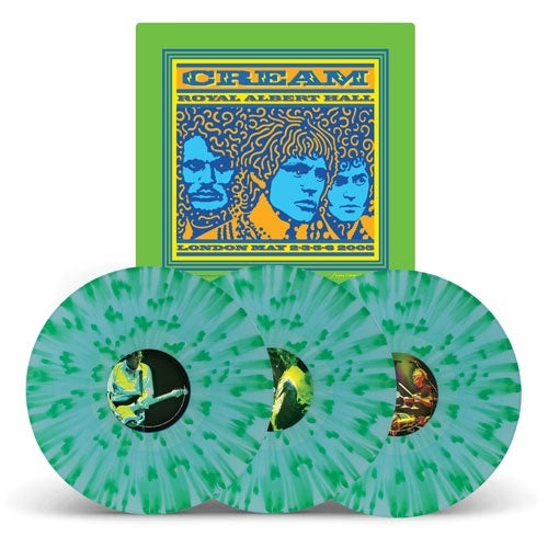 Cream - Royal Albert Hall London May 2-3-5-6 2005 (Live) - Import Blue & Green Splatter Vinyl 3 LP Record