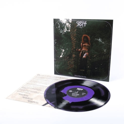 Castle Rat - Into The Realm - Import Purple and black Vinyl LP Record