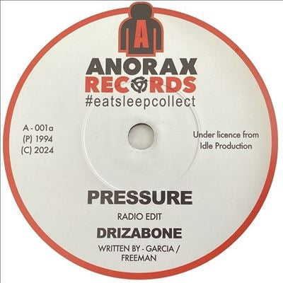 Drizabone - Pressure - Import Red Vinyl 7 Inch Single Record