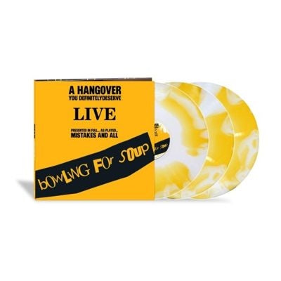 Bowling For Soup - A Hangover You Definitely Deserve (Live) - Import Colored Vinyl 3 LP Record