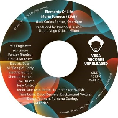 Little Louie Vega Presents Elements Of Life - Maria Fumaca / Giant Steps (Tito Puente Tribute) - Import Vinyl 7 inch Single Record Limited Edition