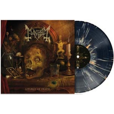 Mayhem - Liturgy Of Death (Indies Exclusive) - Import Black & Apricot Splattered Vinyl LP Record Limited Edition