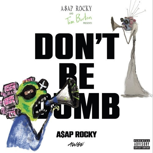 A$AP Rocky - Don'T Be Dumb - Import One Black & One White Vinyl 2 LP Record Limited Edition