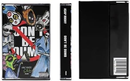 A$AP Rocky - Dont Be Dumb - Import Black Cassette Shell Cassette Tape Limited Edition