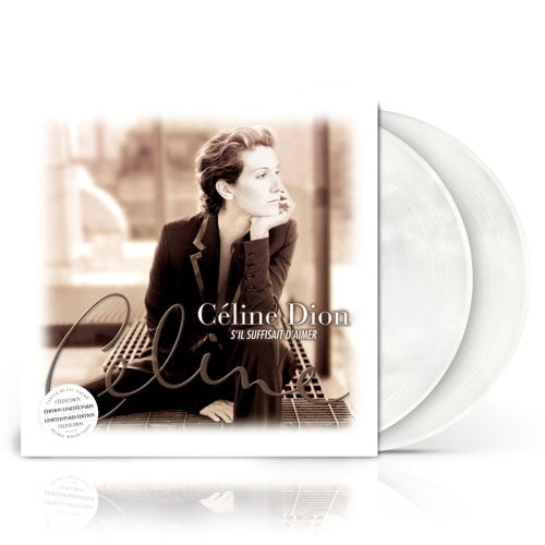 Celine Dion - S'il Suffisait D'Aimer - Import Pearly White Vinyl 2 LP Record