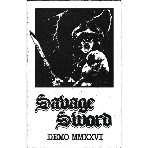 Savage Sword - Demo 2026 - Import Cassette Tape