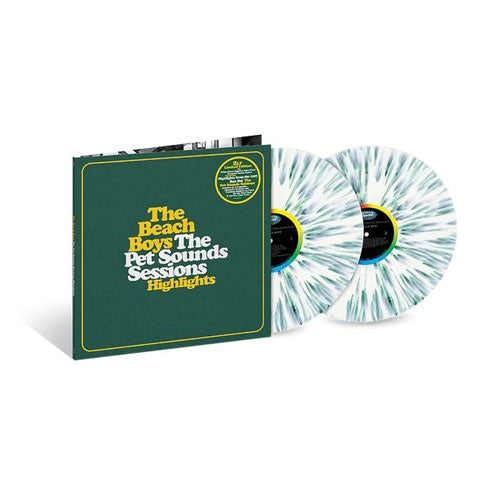The Beach Boys - The Beach Boys - The Pet Sounds Sessions Highlights - Import White & Green Splatter Vinyl 2 LP Recurd