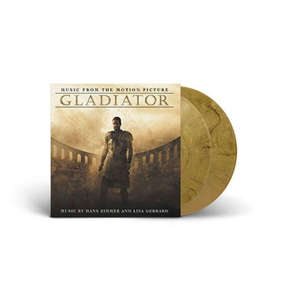 Hans Zimmer 、 Lisa Gerrard - Gladiator - Import Gold Marble Color Vinyl 2 LP Recurd Limited Edition