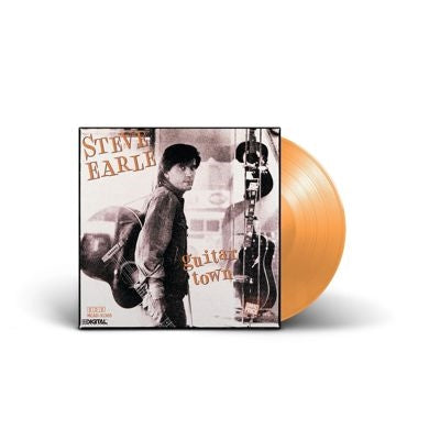 Steve Earle - Guitar Town - Import Orange Vinyl LP Recurd