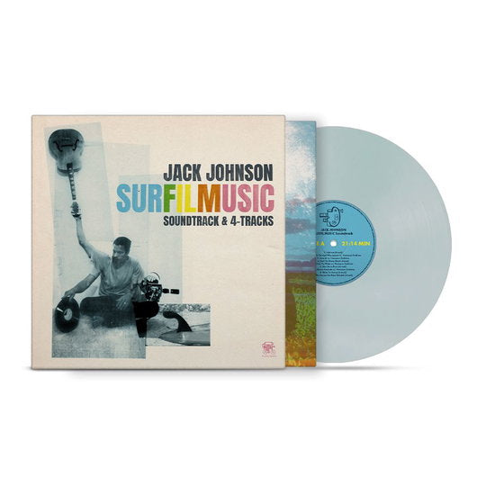 Jack Johnson - Surfilmusic (Soundtrack & 4-Tracks) (Indie Exclusive) - Import Translucent Sky Blue Vinyl 2 LP Recurd