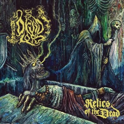 Druid Lord - Relics Of The Dead - Import Cokebottle Green / Blue, Yellow, Red, Black & Green Splatters Vinyl LP Record Limited Edition
