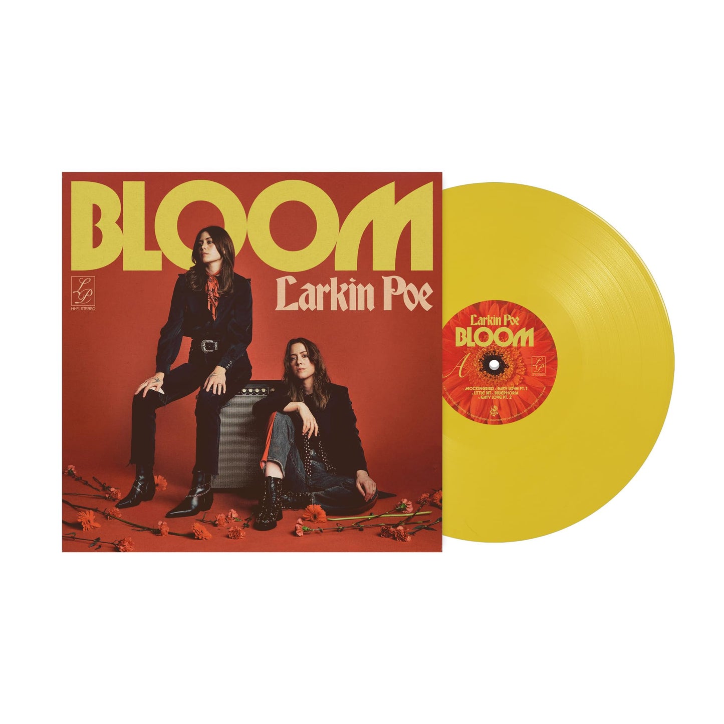 Larkin Poe - Bloom - Canary Yellow Vinyl LP Record Limited Edition