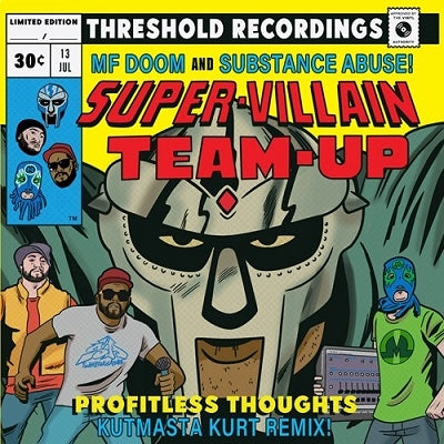 Substance Abuse - Profitless Thoughts (Kutmasta Kurt Remix) - Import Random Colored Vinyl 7’ Single Record Limited Edition