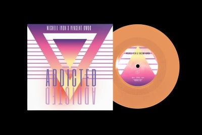 Mishell Ivon 、 Vincent Kwok - Shining Star / Addicted - Import Orange Colored Vinyl 7 inch Record Limited Edition