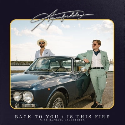 Aquafredda 、 Raphael Camardella - Back To You / Is This Fire - Import Yellow Vinyl 7 inch Single Record Limited Edition