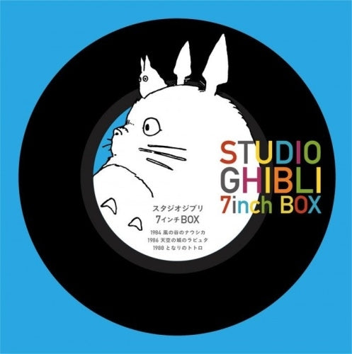 Various Artists - Studio Ghibli 7Inch Box - Japan 7Inch X5 + Original Adapter (Bonus Disc/Clear Blue) Limited Edition