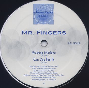 Mr.Fingers - Washing Machine - Import Vinyl 12 Inch Record