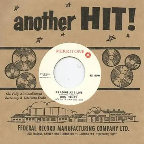 Don Henry - As Long As I Live - Japan 7 Inch Single Record