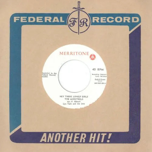 Minstrels - Hey There Lonely Girls / Hey There Lonely Girls (Acappella) - Japan 7 Inch Single Record