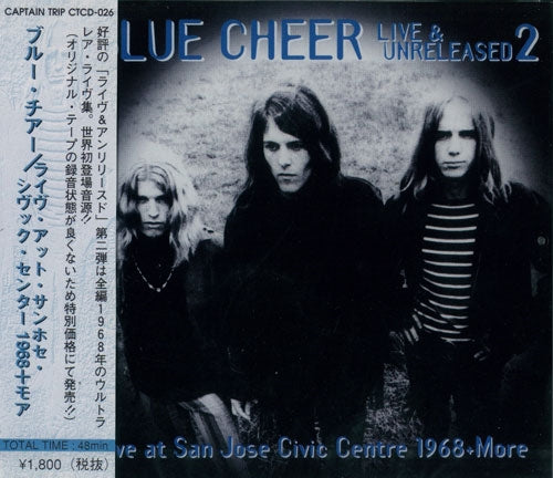 Blue Cheer - Live at San Jose Civic Center 1968 - Japan CD