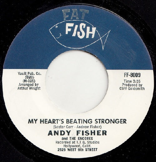 Andy Fisher And The Encores - My Heart'S Beating Stronger / A Wee Bit Longer - Import Vinyl 7 inch Single Record