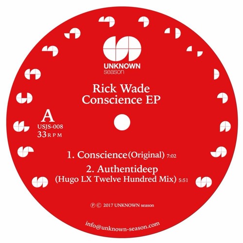 Rick Wade - Conscience Ep - Japan Vinyl 12 inch Record