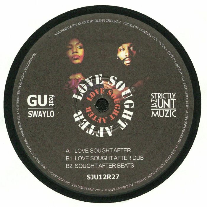 Gu Featuring Swaylo - Love Sought After - Import Vinyl 12 inch Record
