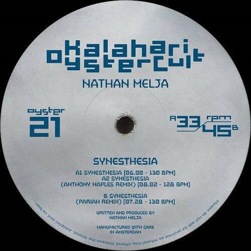 Nathan Melja - Synesthesia - Import12 inch Record