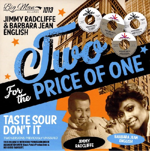 Jimmy Radcliffe & Barbara Jean English - Taste Sour Don'T It - Import Vinyl 7 inch Single Record