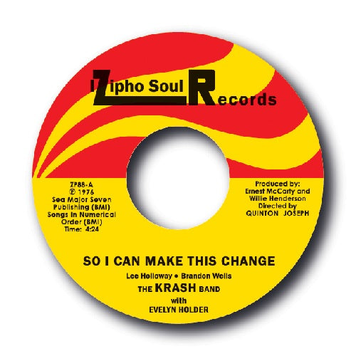 Krash Band / Oneness - So, I Can Make This Change / Hard To Know - Import Vinyl 7 inch Single Record