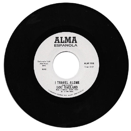 Lou Ragland - I Travel Alone - Import Vinyl 7 inch Single Record