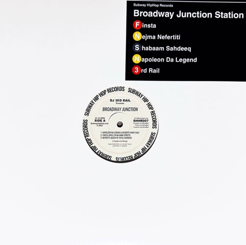 Dj 3Rd Rail - Broadway Junction Station Ep - Import Black Marble Vinyl 12 inch Record