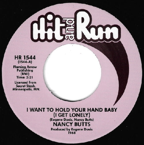 Nancy Butts - I Want To Hold Your Hand Baby (I Get Lonely) / Your Friend Will Take The Man You Love - Import Vinyl 7 inch Single Record