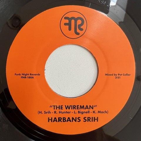 Harbans Srih - Wireman / Beyond The Cosmic Rays - Import Vinyl 7 inch Single Record