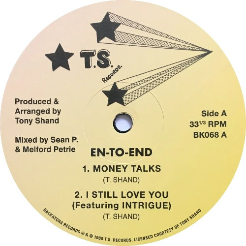 En-To-End - Money Talks (Yellow Label / ) - Import Vinyl 12 inch Record