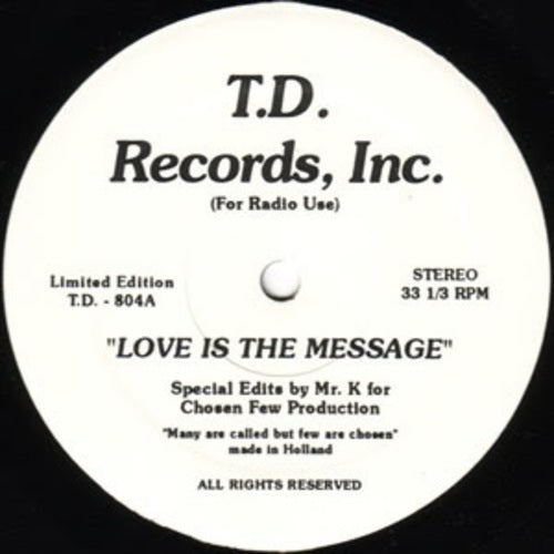 Mfsb / Chi Lites - Love Is The Message / My First Mistake - Import Vinyl 12 inch Record