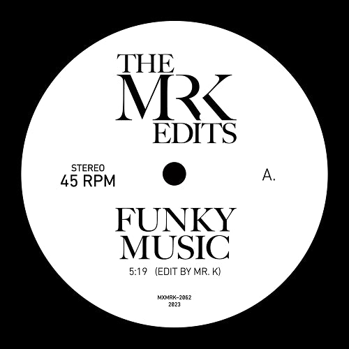 Mr. K(Danny Krivit) - Funky Music / Giving Up - Import Vinyl 7 inch Single Record