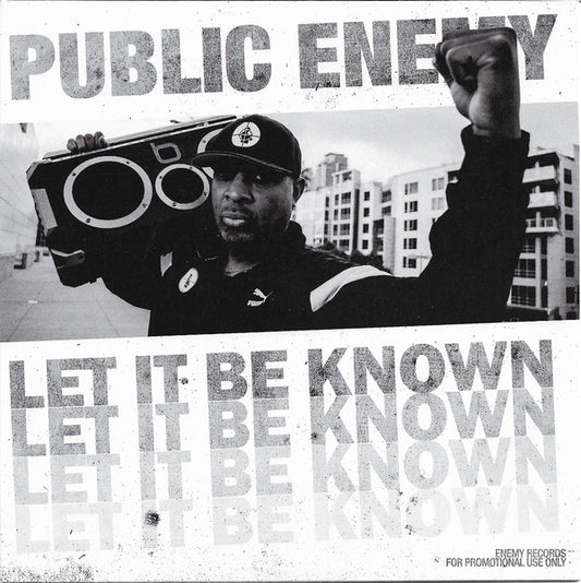 Public Enemy / Enemy Radio - Let It Be Known / These Are The Breaks (Ode To Spectrum City) - Import 7inch Record